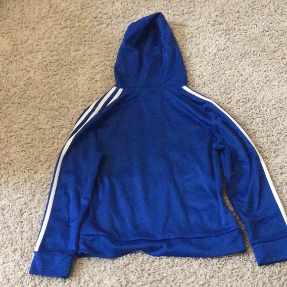 Blue Adidas Boys Sweatshirt - Picture 4 of 5
